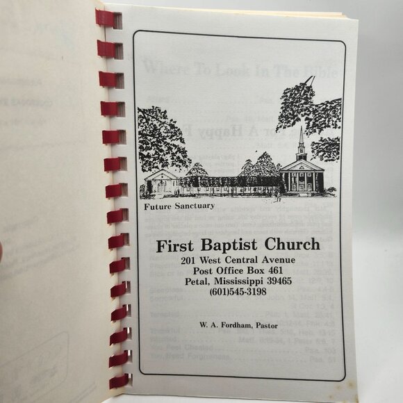 Feeding The Flock Cookbook First Baptist Church Petal Mississippi Morris Press - Picture 6 of 8